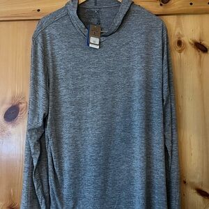 Patagonia light weight performance hoodie. Never worn. Tag still on it. Gray.